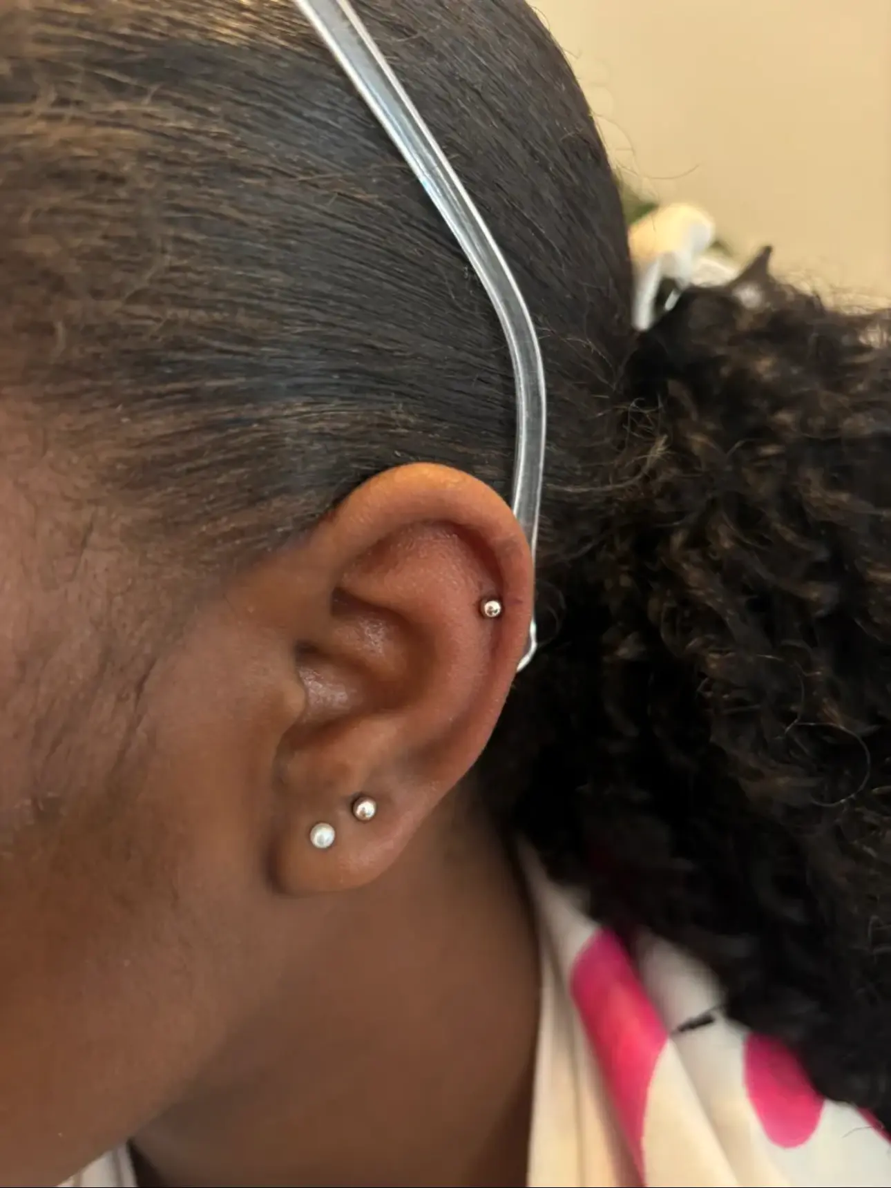 Helix and stacked lobe piercings